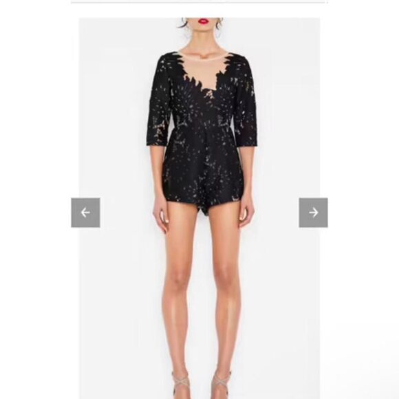 Alice McCall Pants - Alice McCall Women's Black Playsuit romper